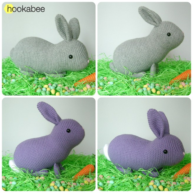 Flora the bunny rabbit crochet amigurumi stuffed animal pattern by @hookabee crochet (www.hookabee.com) #amigurumi #crochet #pattern #easter #bunny #rabbit