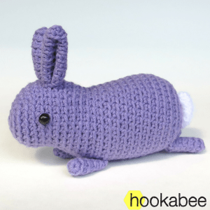 Little Flora the bunny rabbit crochet amigurumi stuffed animal pattern by @hookabee crochet (www.hookabee.com) #amigurumi #crochet #pattern #easter #bunny #rabbit