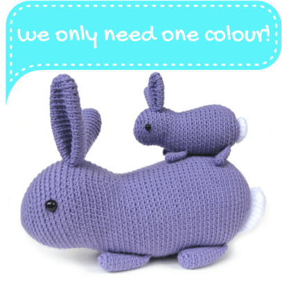 Flora the bunny rabbit amigurumi pattern