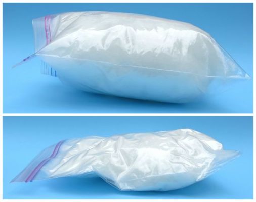 Stuffing in a Ziplock for amigurumi