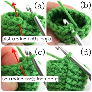 Joined rounds in blo for amigurumi by hookabee