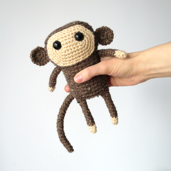 Tiao Pi the Monkey amigurumi pattern by @hookabee