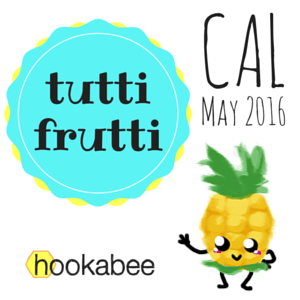 Pineapple amigurumi CAL badge