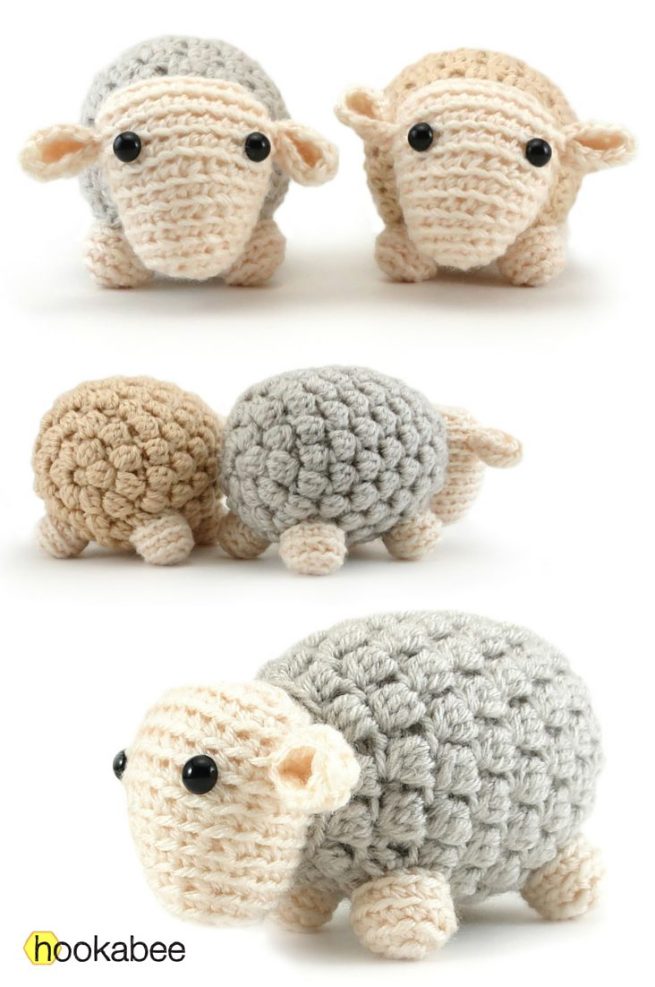 Andy the Sheep amigurumi crochet pattern by @hookabee