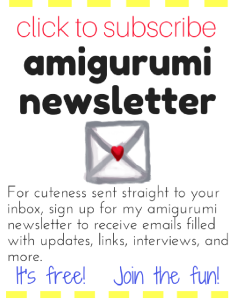 Subscribe to my amigurumi newsletter!
